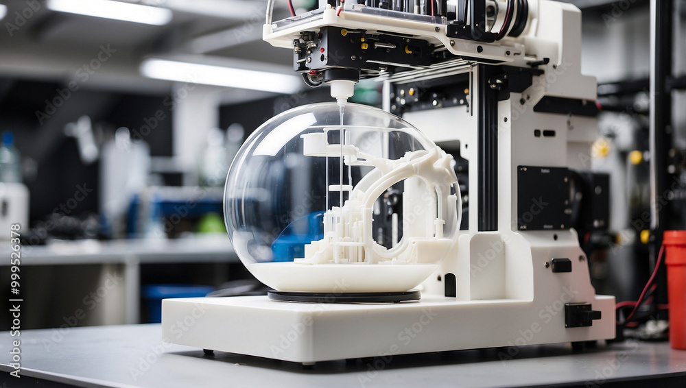 Fototapeta premium 3D Printer in Action