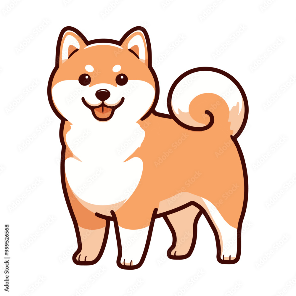 Shiba vector and illustration. Shiba vector and illustration.