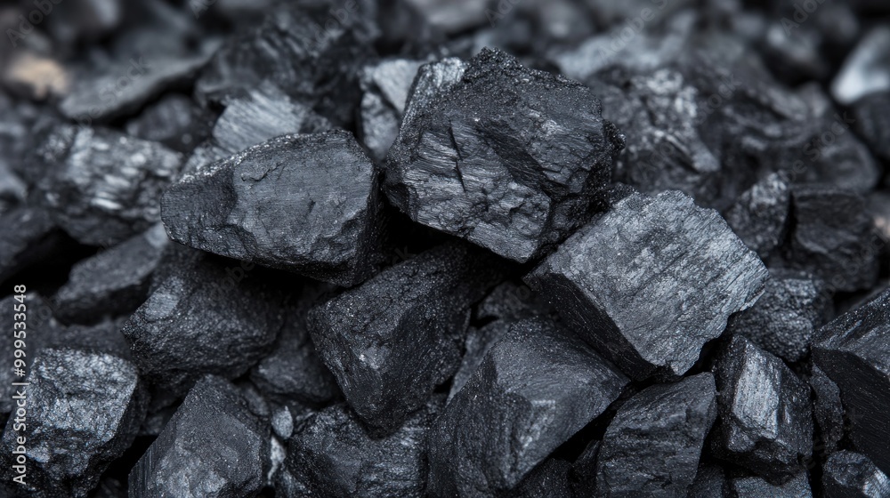 Close-up of Black Coal Rocks Close-up of Black Coal Rocks