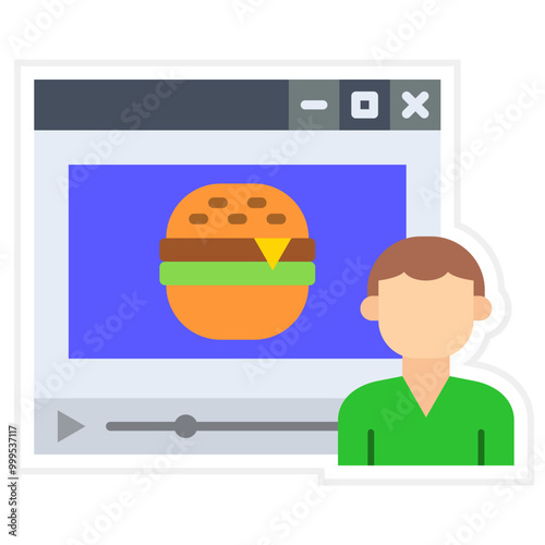 Food blogger Icon