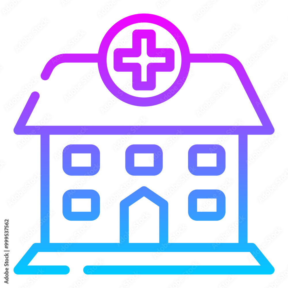 Obraz premium Hospital icon