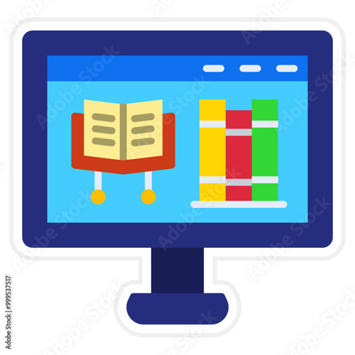 Digital library Icon