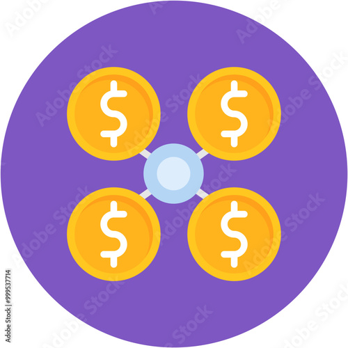 Crowdfunding icon vector image. Can be used for Homeless.