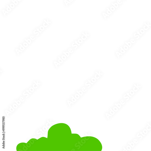 Vector Illustration of Green Bushes