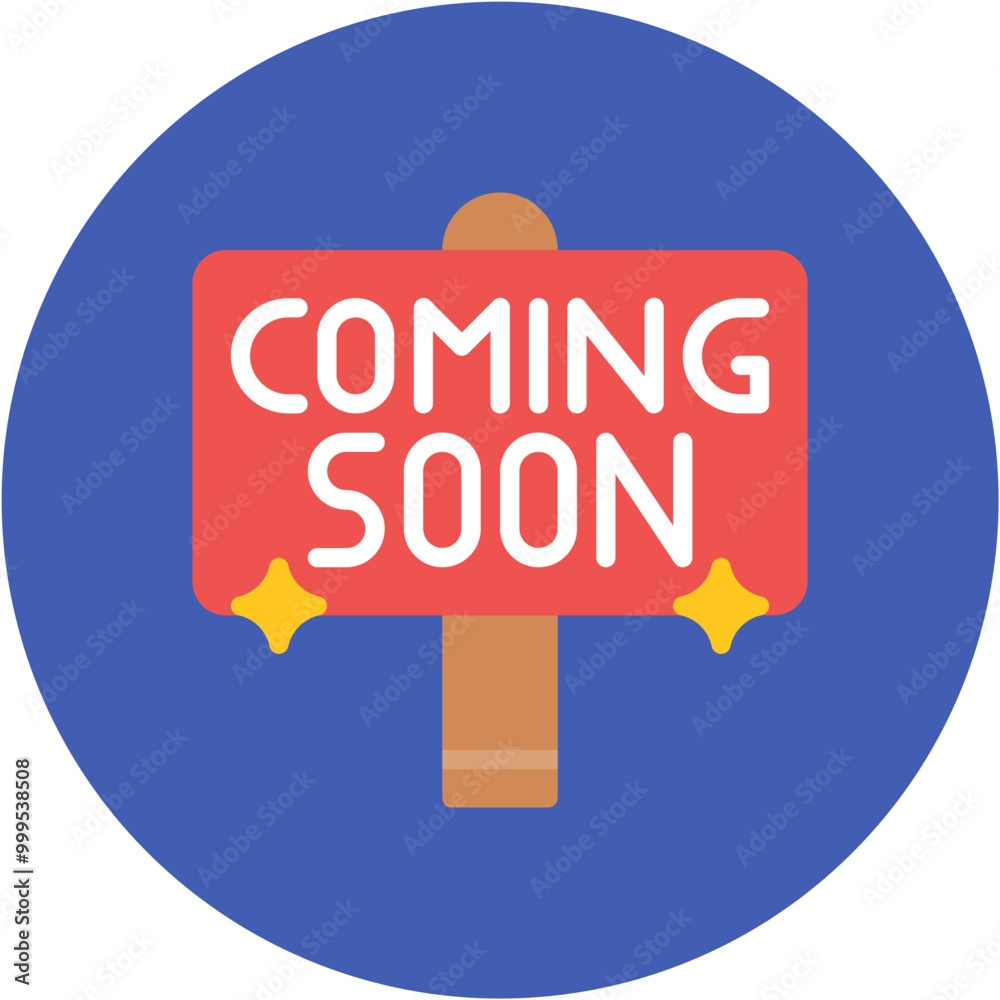 Coming Soon icon vector image. Can be used for Supply Chain. Coming Soon icon vector image. Can be used for Supply Chain.
