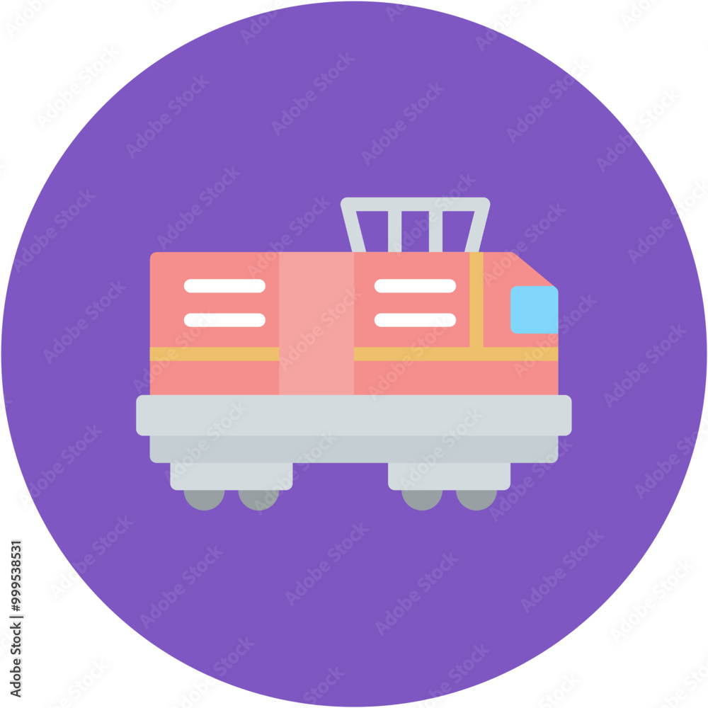 Freight Train icon vector image. Can be used for Supply Chain. Freight Train icon vector image. Can be used for Supply Chain.