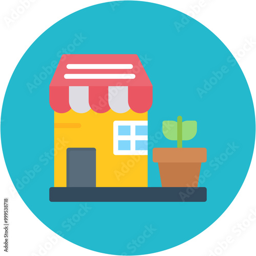 Retail icon vector image. Can be used for Supply Chain.