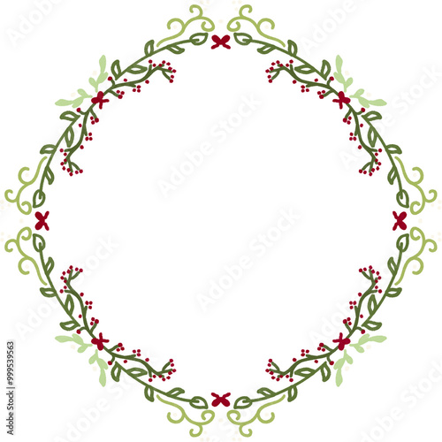 Wallpaper Mural Christmas Wreaths Torontodigital.ca