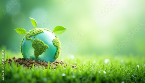 Fototapeta Naklejka Na Ścianę i Meble -   Growing a greener planet one seed at a time