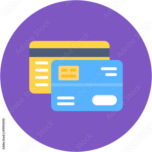 Credit Card icon vector image. Can be used for Crisis Mangement.