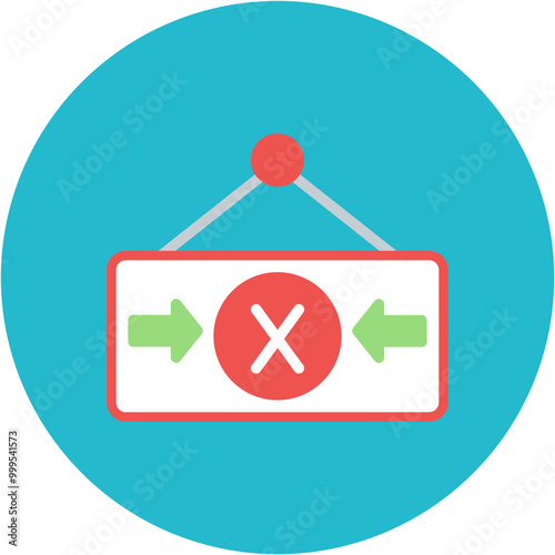 Dismiss icon vector image. Can be used for Crisis Mangement.
