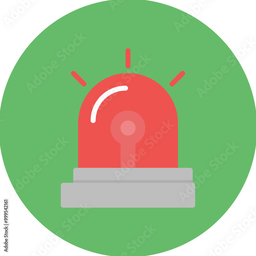 Alarm icon vector image. Can be used for Public Services.