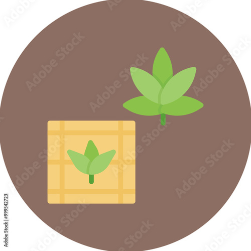 Hashish icon vector image. Can be used for Addiction.