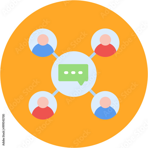 Meeting Space icon vector image. Can be used for Coworking Space.