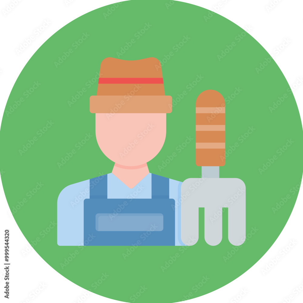 Farmer icon vector image. Can be used for Agriculture. Farmer icon vector image. Can be used for Agriculture.