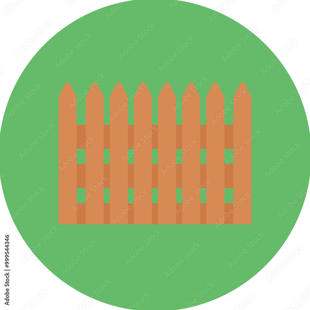 Fence icon vector image. Can be used for Agriculture. Fence icon vector image. Can be used for Agriculture.