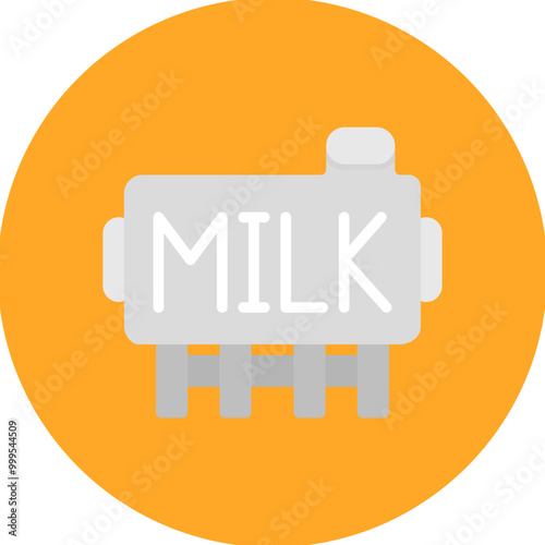 Milk Tank icon vector image. Can be used for Agriculture.