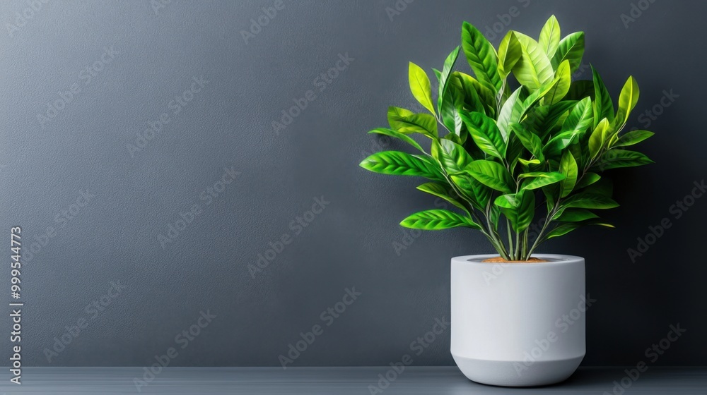 Modern Greenery in Minimalist Space Decor Modern Greenery in Minimalist Space Decor