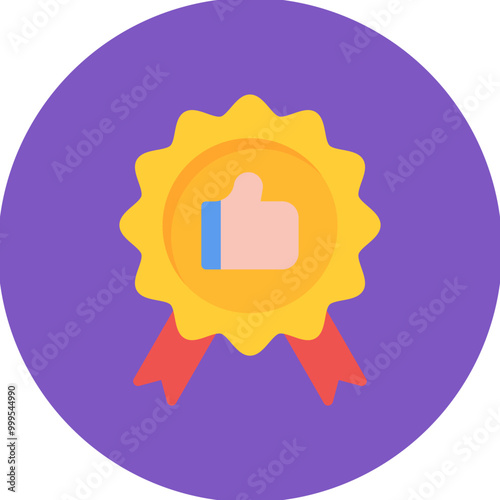 Qualify icon vector image. Can be used for Video Blog.