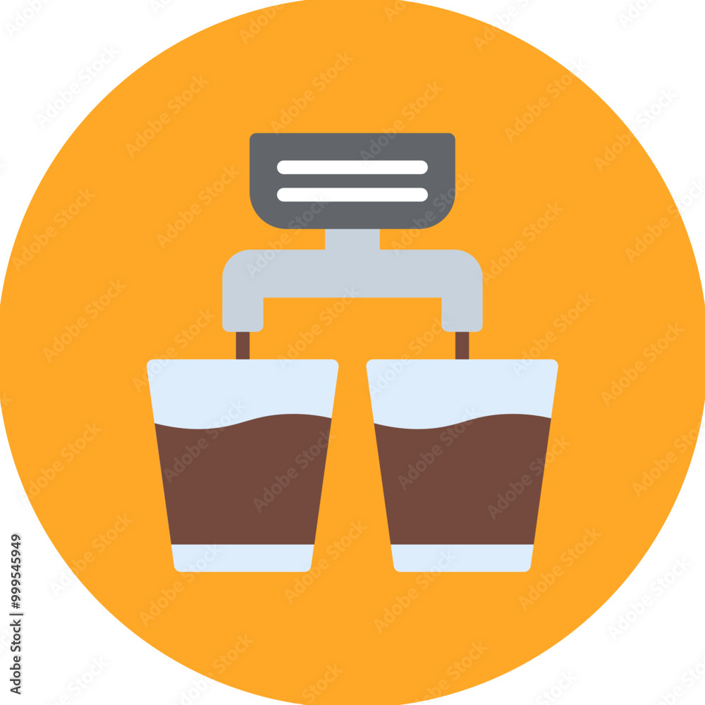 Double Shot icon vector image. Can be used for Bar. Double Shot icon vector image. Can be used for Bar.