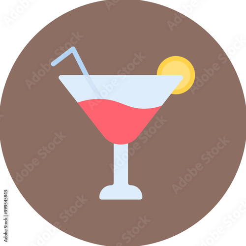 Cosmopolitan icon vector image. Can be used for Bar.
