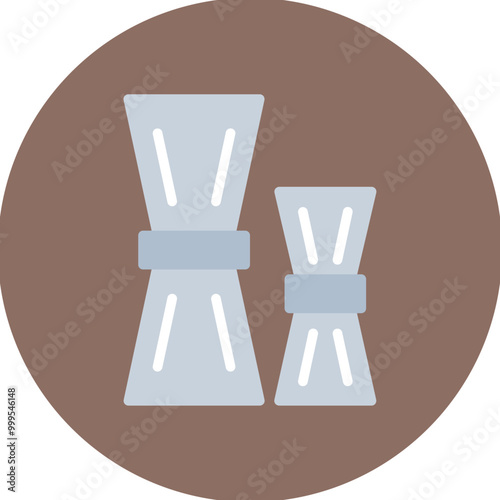 Jigger icon vector image. Can be used for Bar.