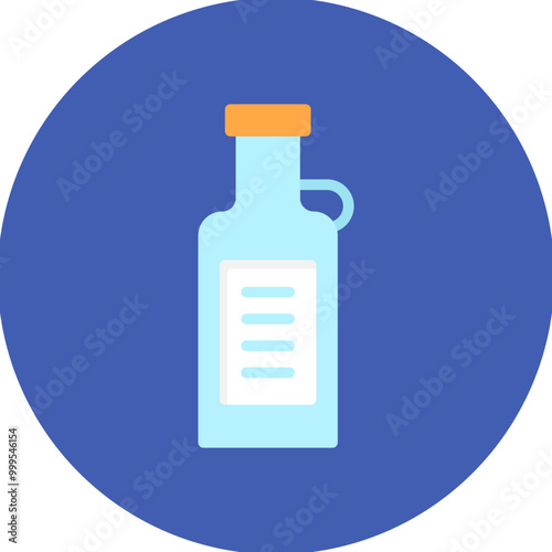 Moon Shine icon vector image. Can be used for Bar.