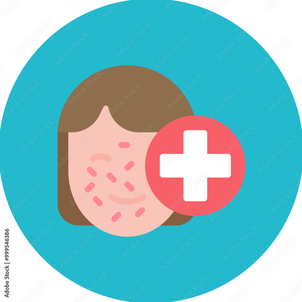 Dermatology icon vector image. Can be used for Cosmetology. Dermatology icon vector image. Can be used for Cosmetology.