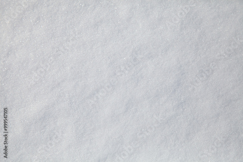 white fresh snow as a background