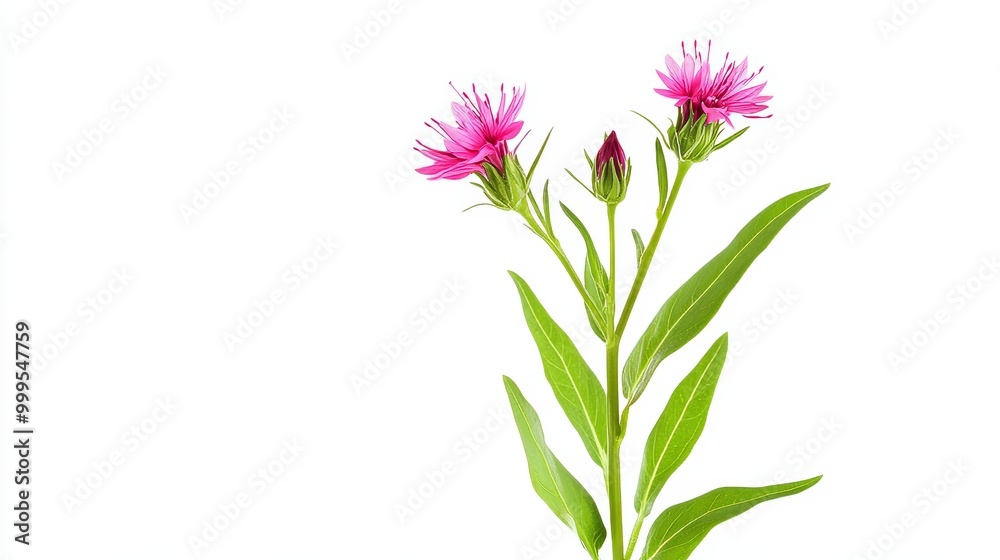 Flower plant isolated on white background