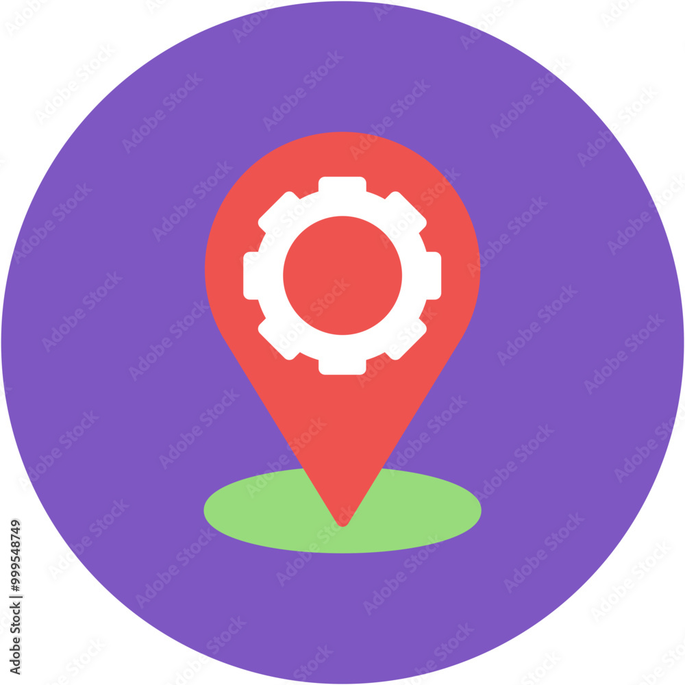 Region icon vector image. Can be used for Geography.