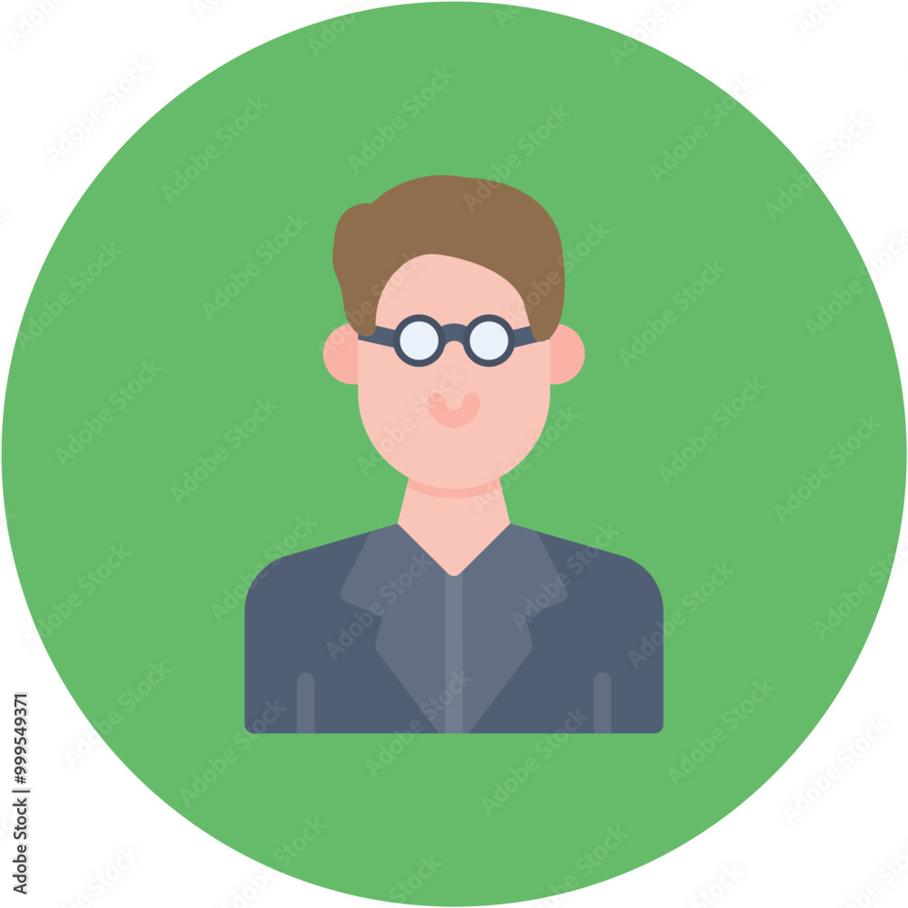 Professor icon vector image. Can be used for Archeology. Professor icon vector image. Can be used for Archeology.