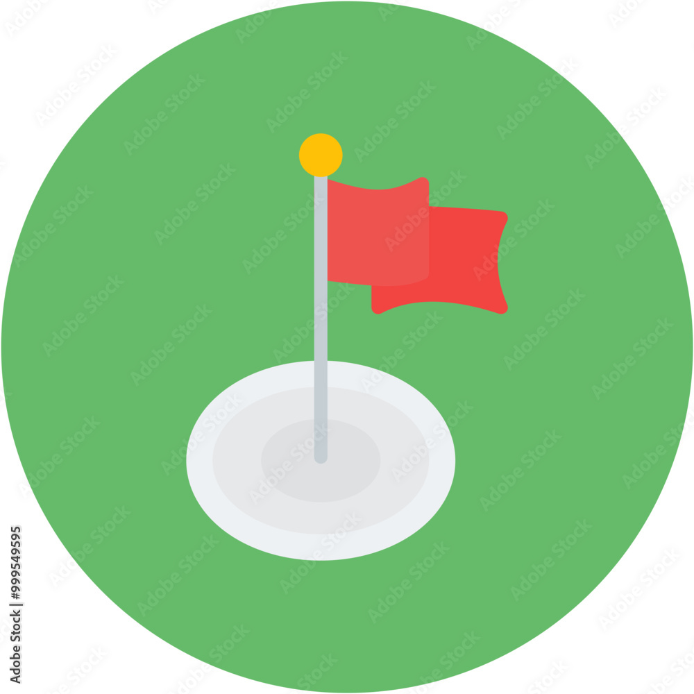 Goal Flag icon vector image. Can be used for Achievements. Goal Flag icon vector image. Can be used for Achievements.