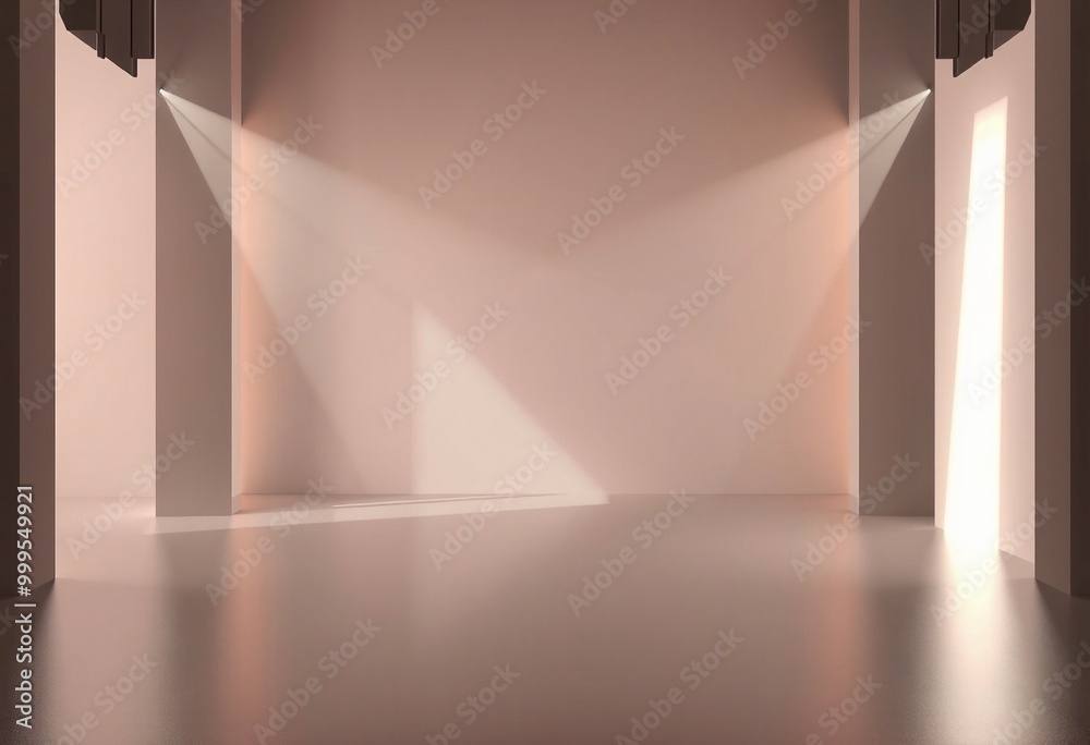 Empty room with soft lighting and a blank wall. Empty room with soft lighting and a blank wall.