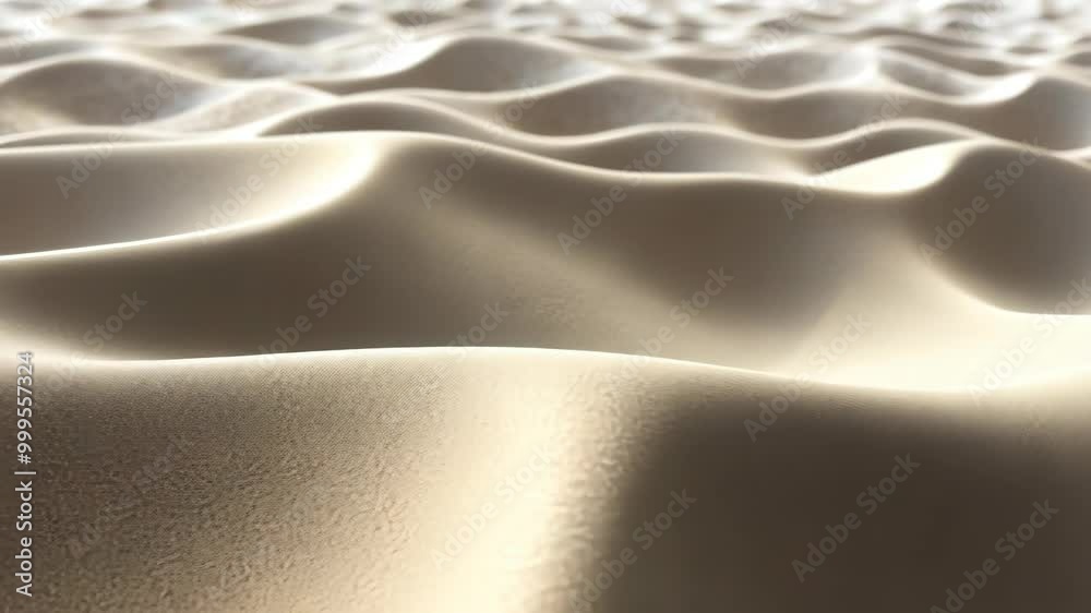 A close-up of soft, white sand dunes, illuminated by the afternoon sun A close-up of soft, white sand dunes, illuminated by the afternoon sun