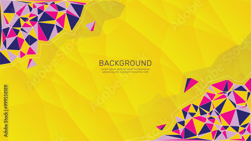 triangle vector abstract background