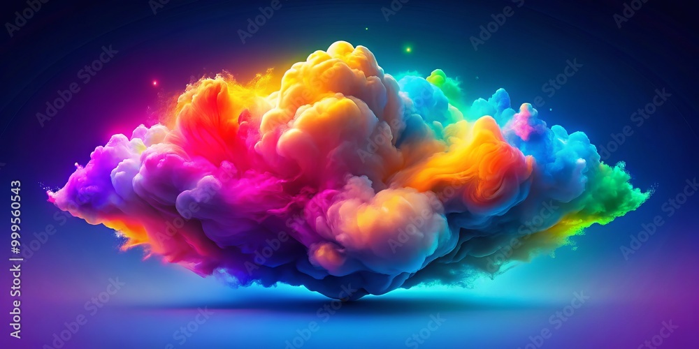 Fototapeta premium Delve into vivid vector designs tailored for backgrounds, websites, and graphic projects. Bright colors infuse life