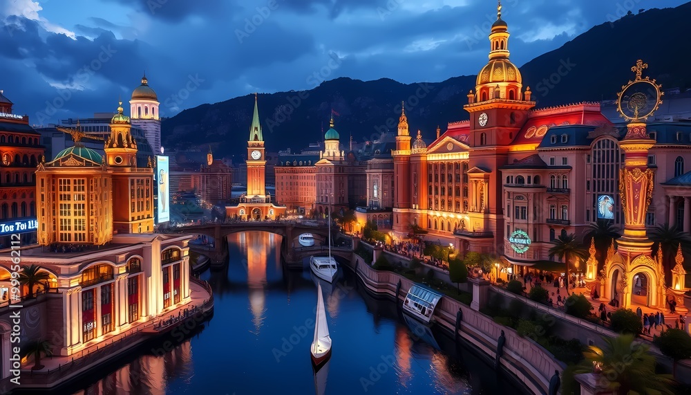 Fototapeta premium grand canal country