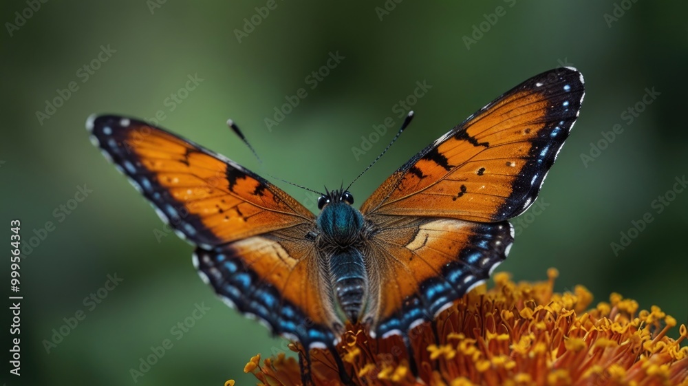 butterfly over a blurry background butterfly over a blurry background