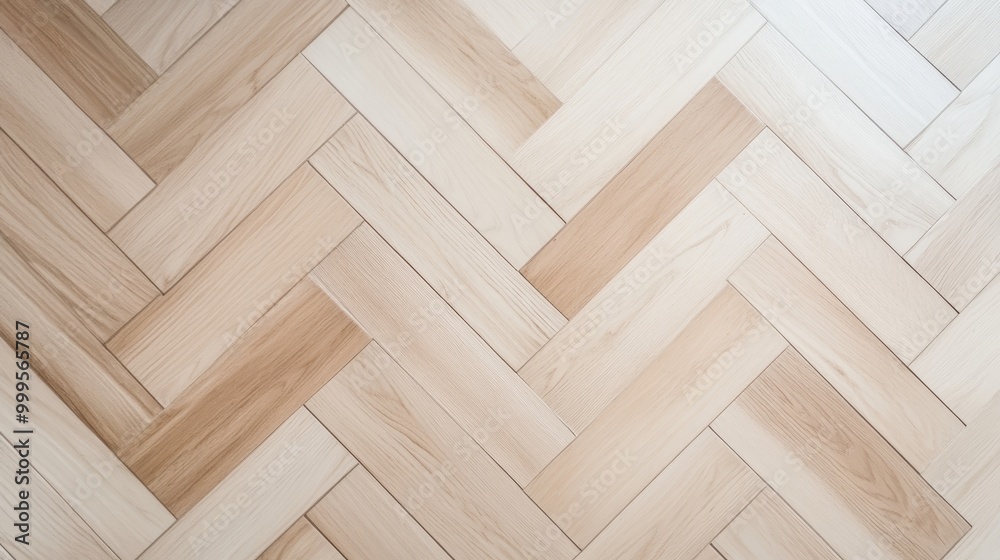 Light wood herringbone flooring background