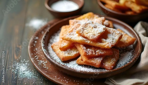 Wallpaper Mural Chiviricos, crispy Cuban fried dough topped with powdered sugar (Cuban Cuisine) Torontodigital.ca