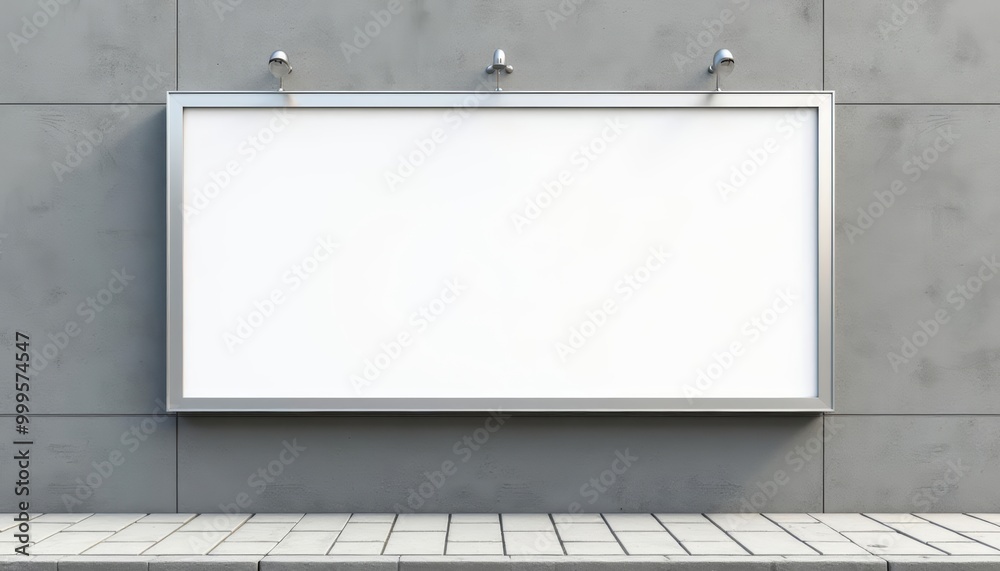 Empty billboard ready for advertisement Empty billboard ready for advertisement