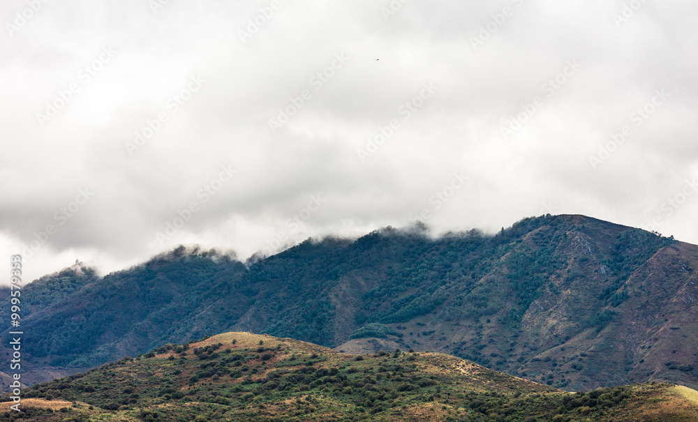 Fototapeta premium landscape with clouds