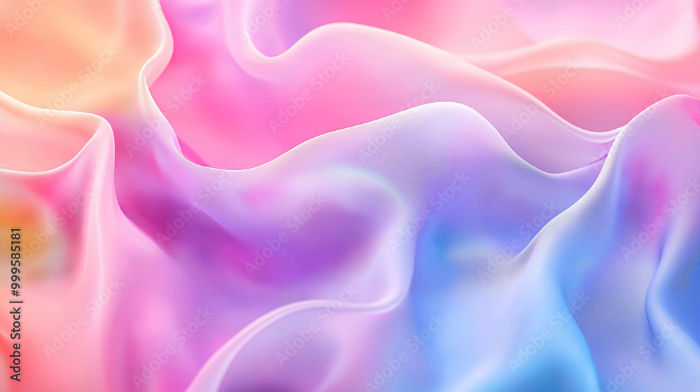 Obraz premium Dreamy Aesthetic Abstract Background in Pastel Colors for Quotes