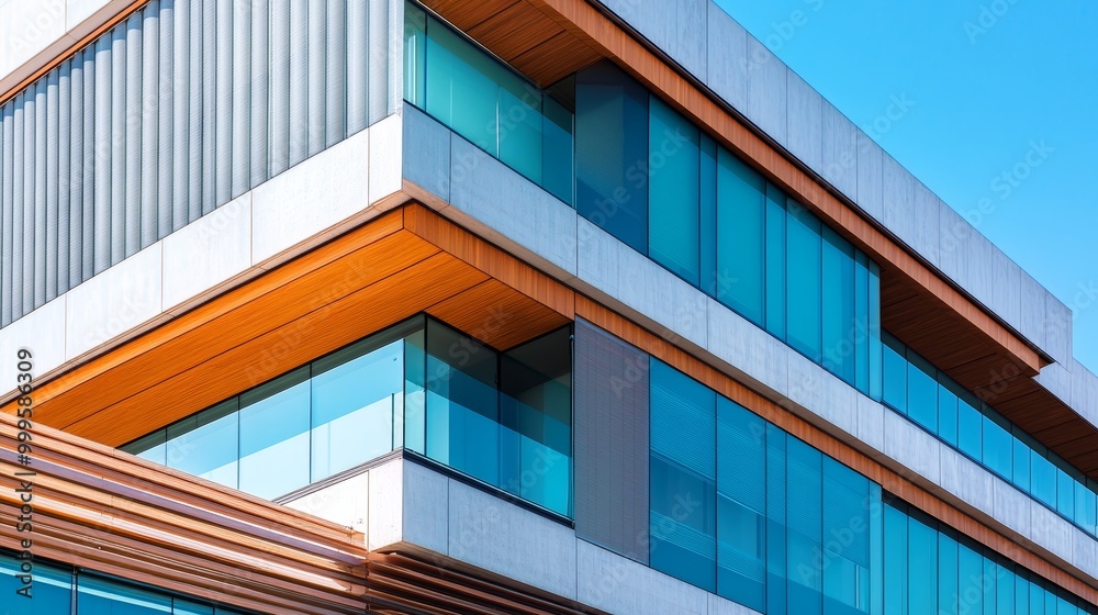 Fototapeta premium modern biomedical research center building.