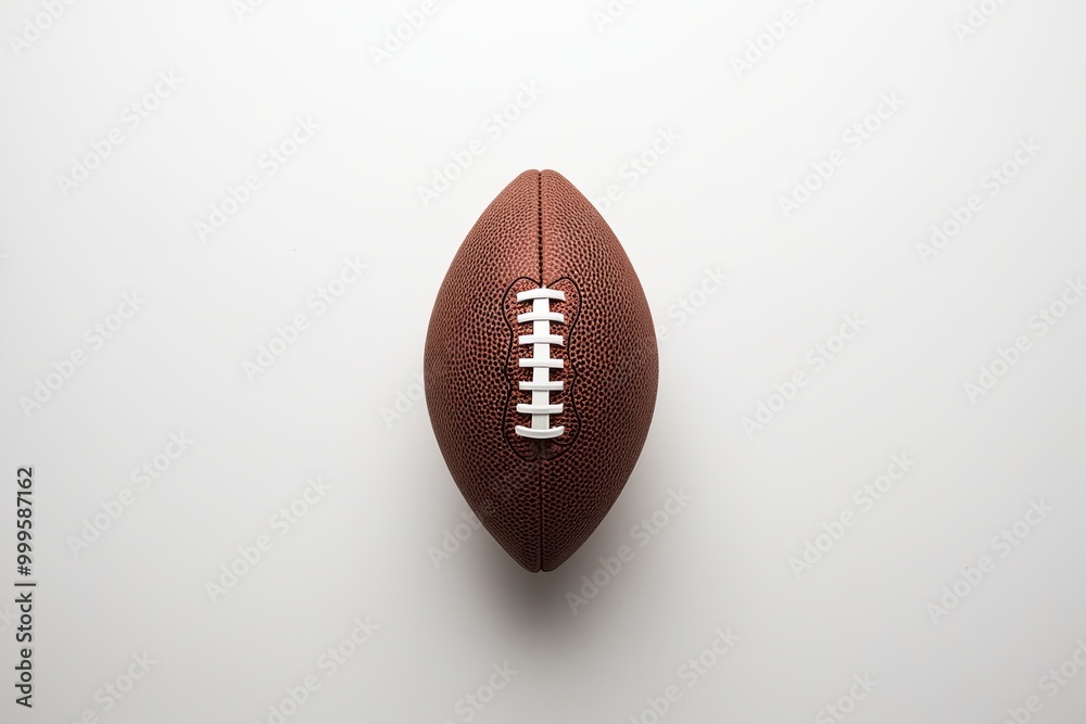Isolated American Football on White Background Isolated American Football on White Background