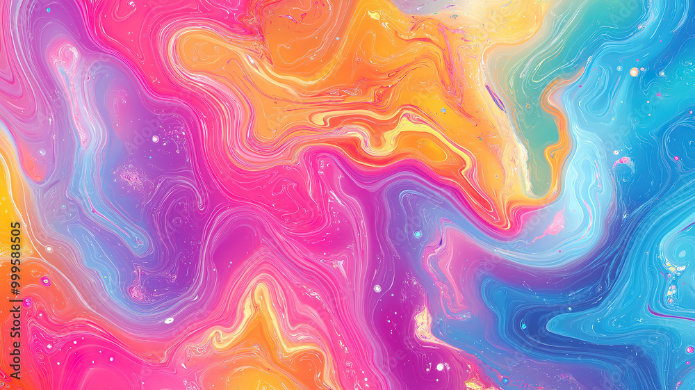 Seamless Y2K-Inspired Holographic Swirl Design Seamless Y2K-Inspired Holographic Swirl Design