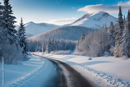 Exploring Winter Trails Scenic Adventures in Snowy Landscapes