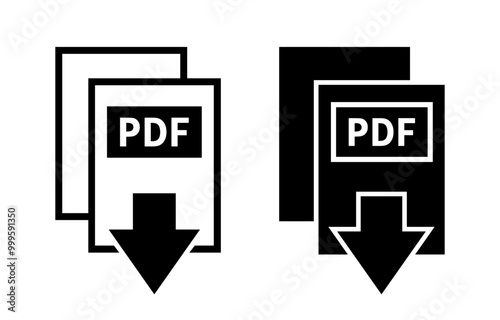 ikona pobierania plików PDF