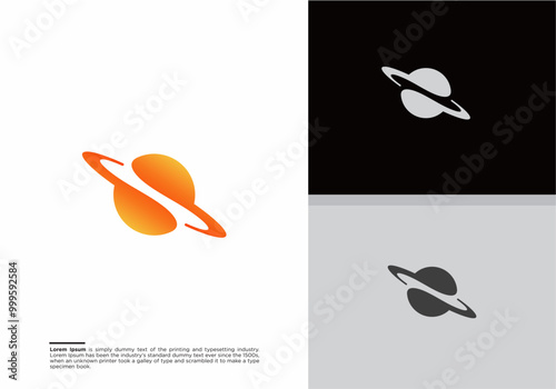 Space Planet logo designs concept vector, Science logo template, Inspirational space logo